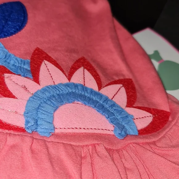 2 Piece Rare Editions Coral and Blue Outfit 3-6 months NWTs - Picture 7 of 7